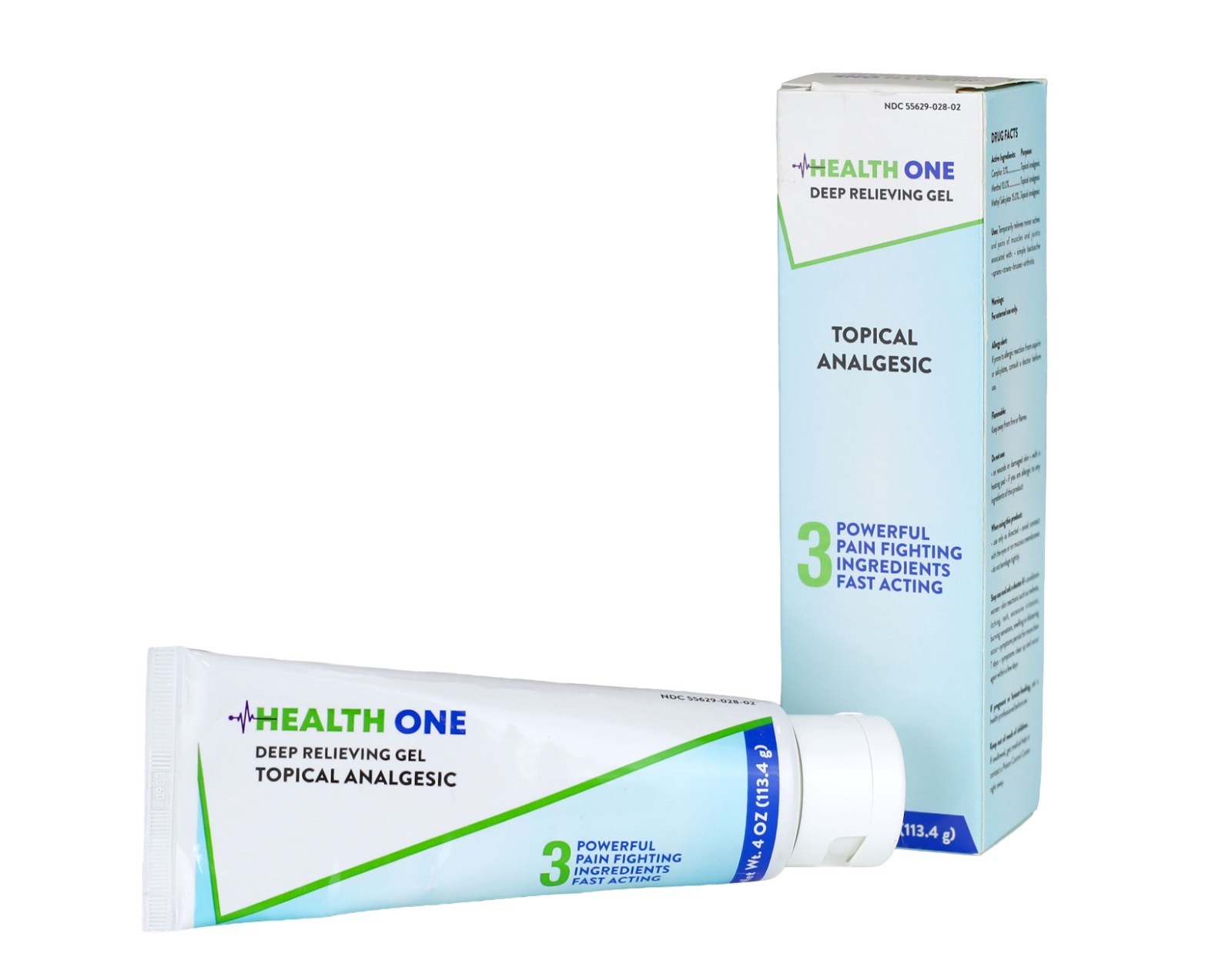 Health One Deep Pain Relieving Gel, Topical Analgesic, 4 oz