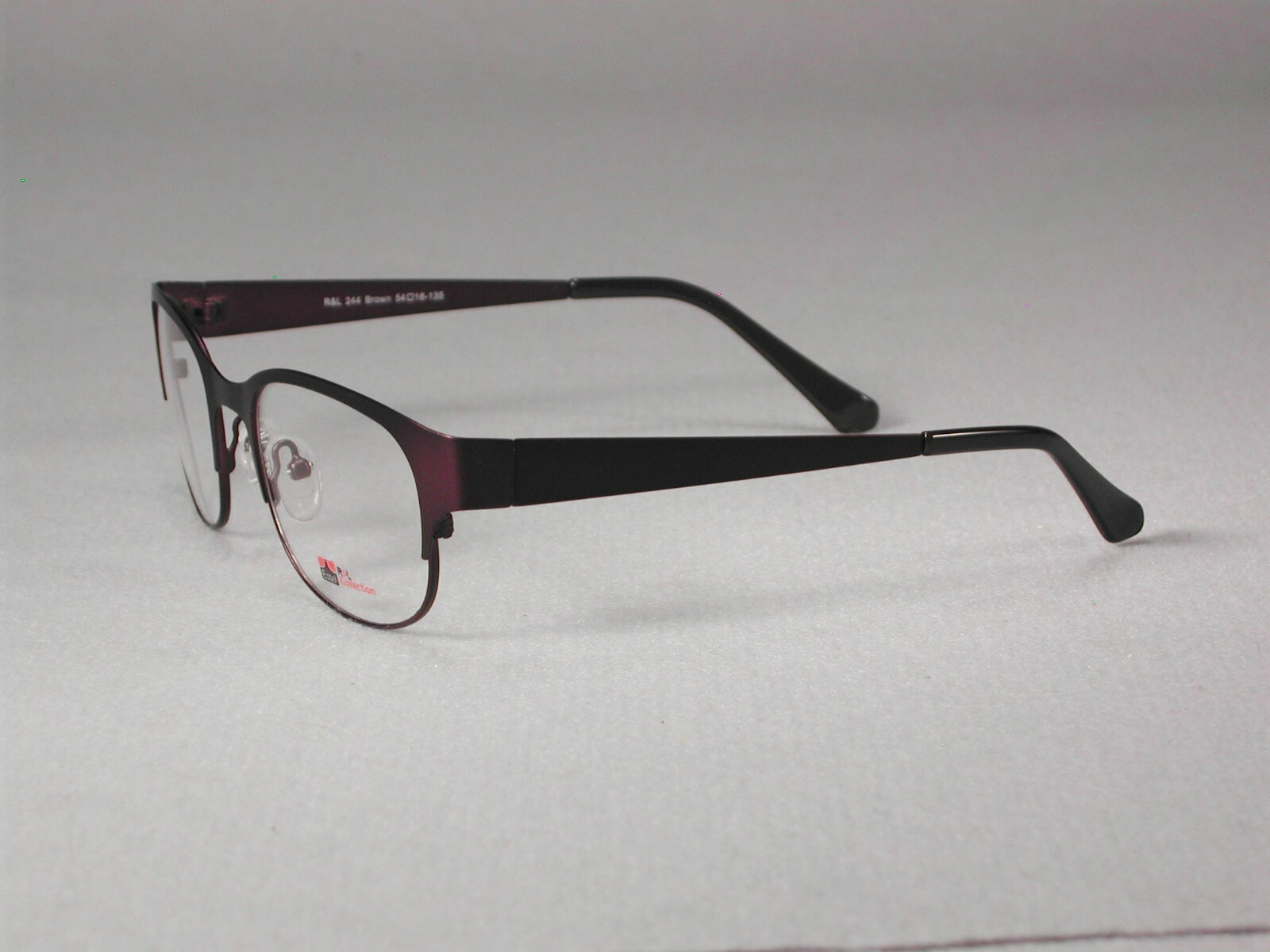 Adult Eyeglass men women Frame Glasses unisex Black Brown Full Rim metal design