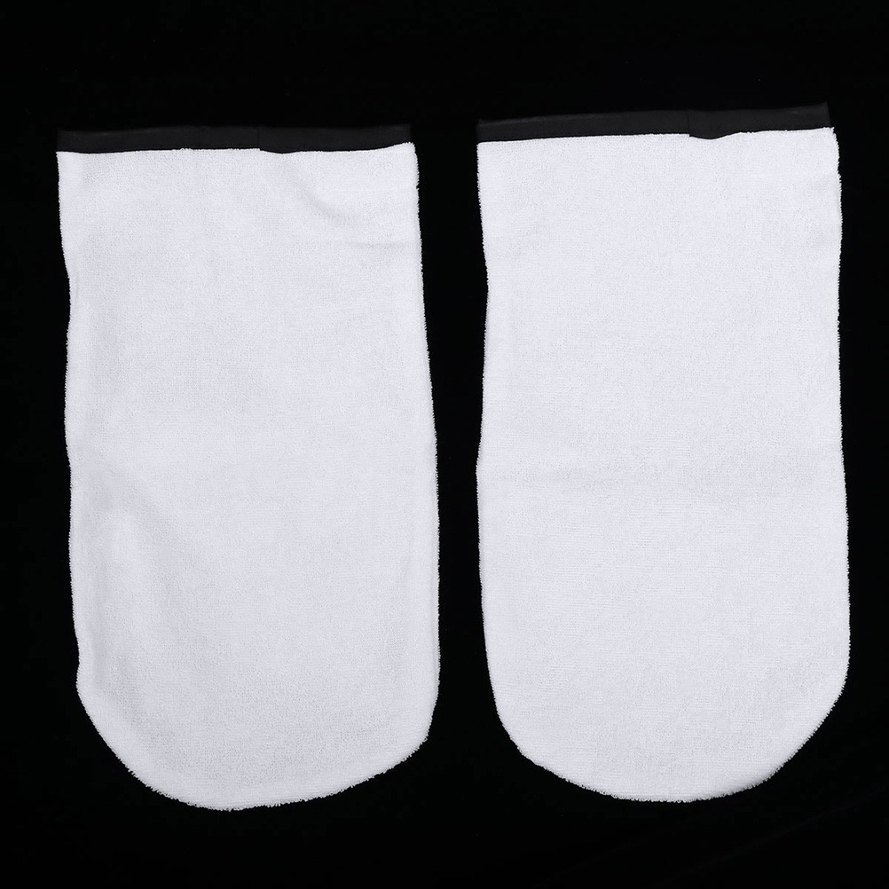 2 Pairs Paraffin Wax Gloves Durable Hand Spa Cover with Soft Polyester Liner
