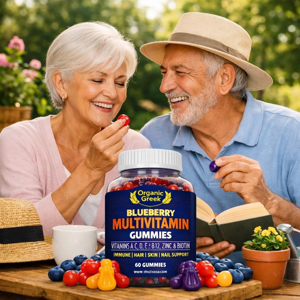 ® Multivitamin Gummies for Men & Women with 13 Vitamins and Minerals Blueberry