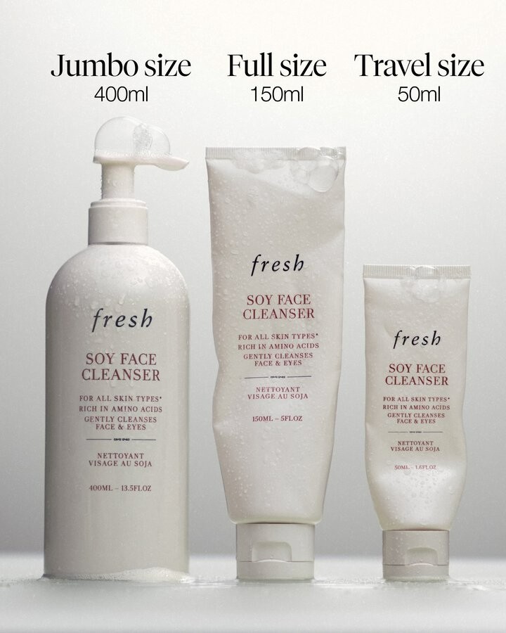 Fresh Soy Face Cleanser 13.5oz 11044806 Ship from USA