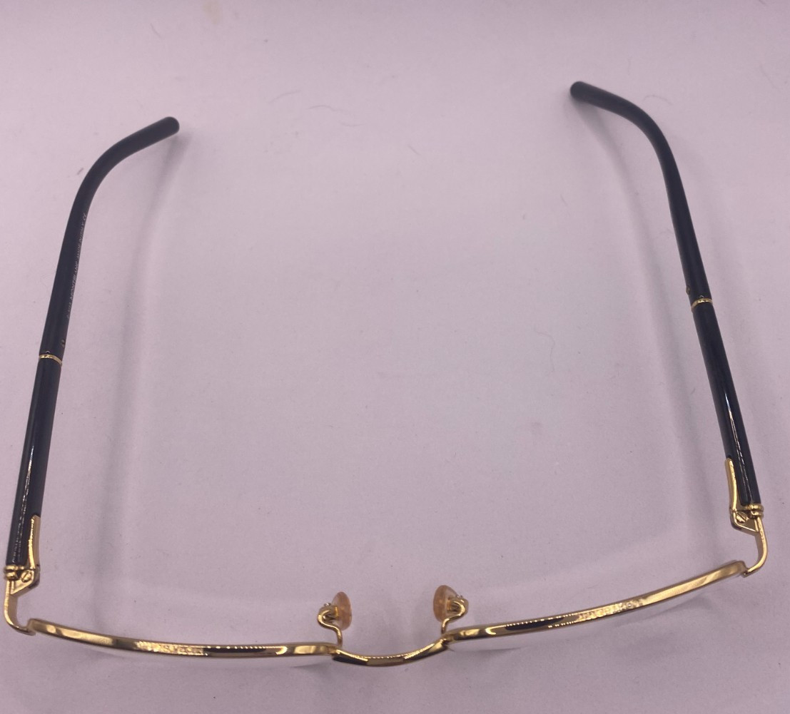 MONTBLANC FRAMES ONLY EYEGLASSES MB 336 030 GOLD BLACK 56-20-140
