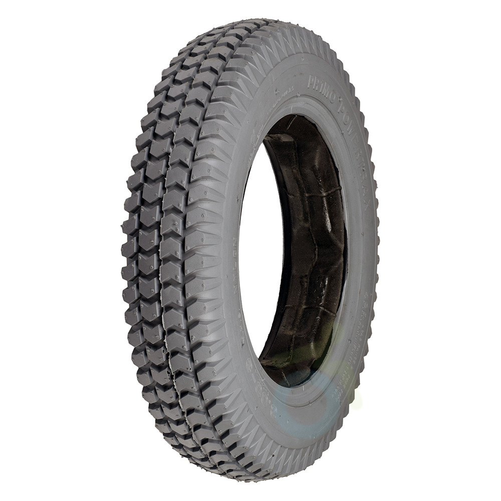 Gray 3.00-8 Primo Powertrax FlatFree Wheelchair Tire Pride Quantum Q6 Edge 2.0 3