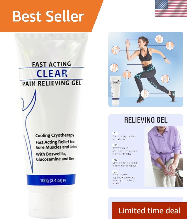 Fast-Absorbing 100g Gel with Aloe Vera – Soothing Relief for Active Lifestyles