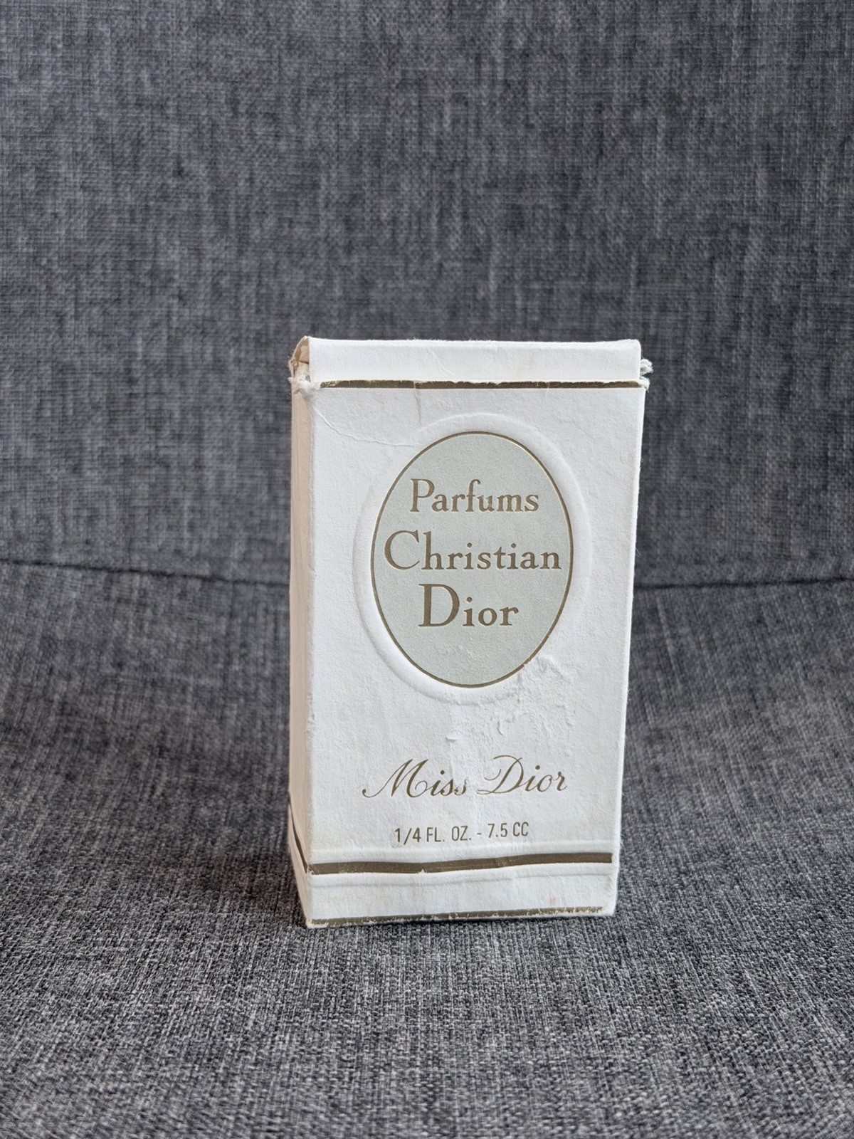 Vintage Christian Dior Miss Dior Parfum 1/4 oz 7.5cc Splash w/ Box France
