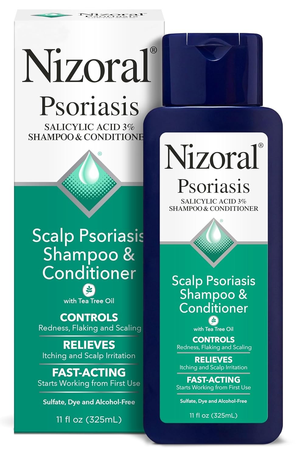 Nizoral Psoriasis Shampoo & Conditioner – Effective 11 Fl Oz (Pack of 1)