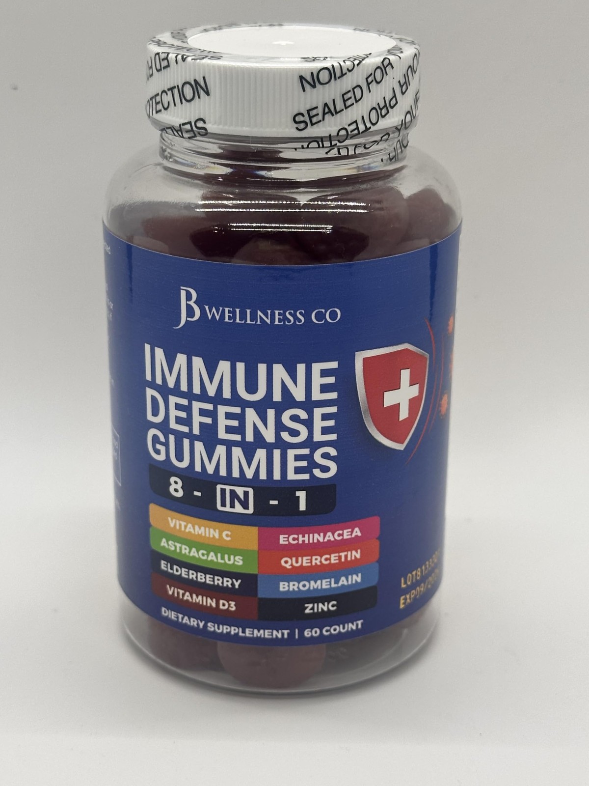 8 in 1 Immune Defense Booster Supplement Gummies with Astragalus Root, Vitami…