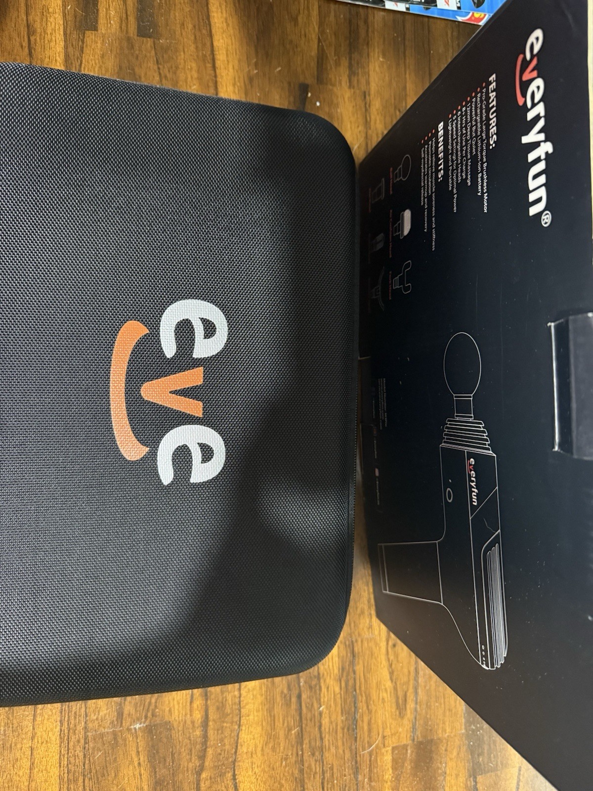 everyfun M3 Pro Percussion Massage Gun Cordless Rechargeable w/ Case