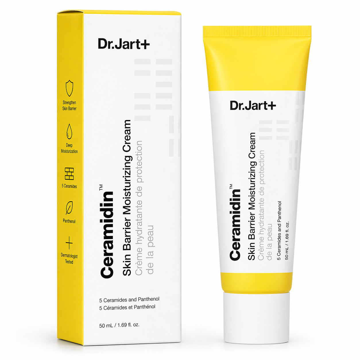 Dr.Jart+ Ceramidin Skin Barrier Moisturizing Cream 1.69 oz / 50ml New Sealed