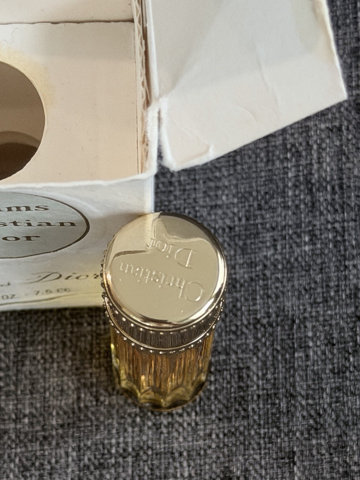 Vintage Christian Dior Miss Dior Parfum 1/4 oz 7.5cc Splash w/ Box France