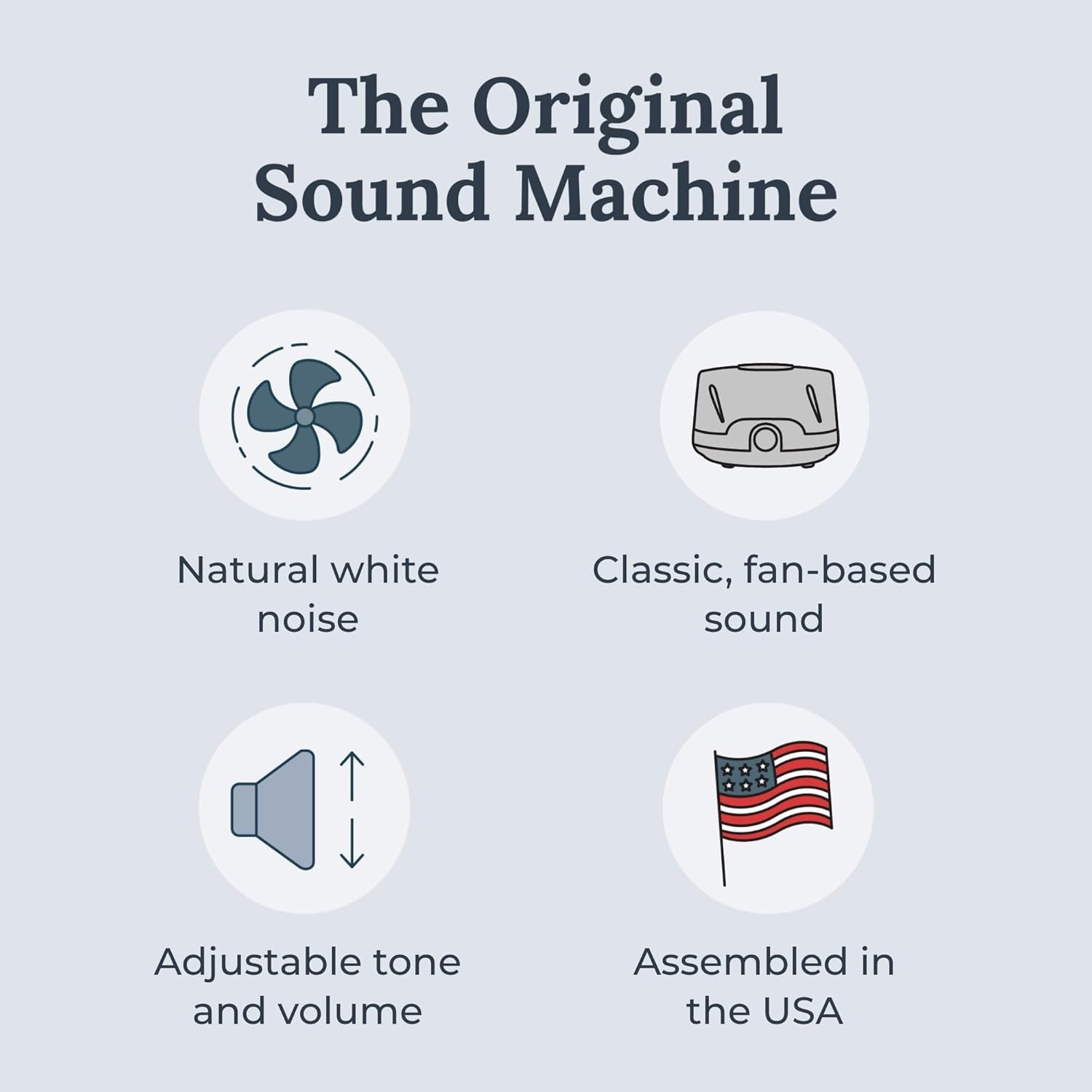 Yogasleep Dohm Classic (Gray) White Noise Machine (Cosmetic Defect)