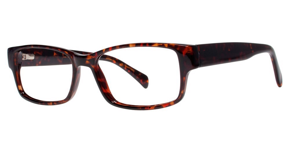 Modern Optical Slick Eyeglasses Tortoise Unisex Adults