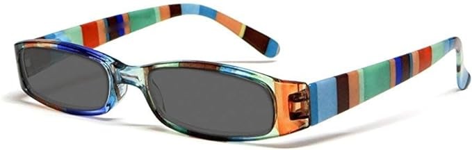 Calabria R576 Women Colorful Stripe Reading Glasses Lightweight PICK COLOR&POWER