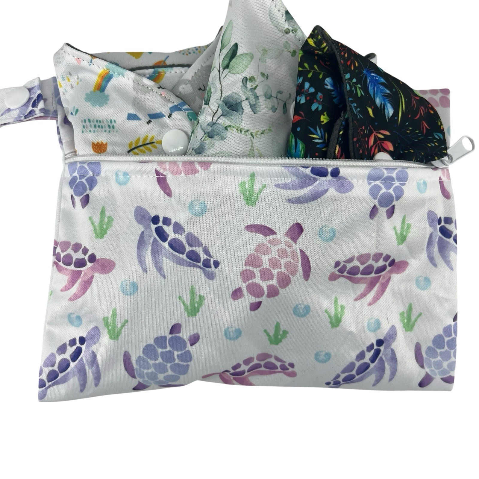 NEW 10PCS Set Reusable Washable Menstrual Pads (3)XL+(3)L+(3)M +BAG Incontinence