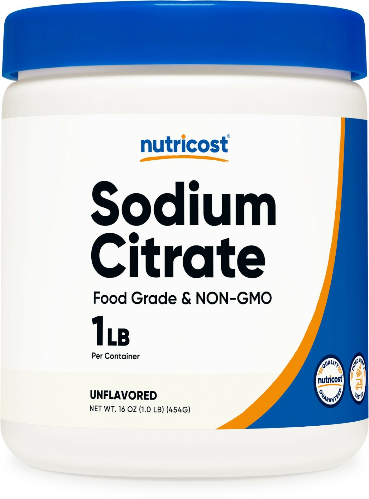 Nutricost Sodium Citrate Powder 1LB (16oz) – Food Grade, Non-GMO