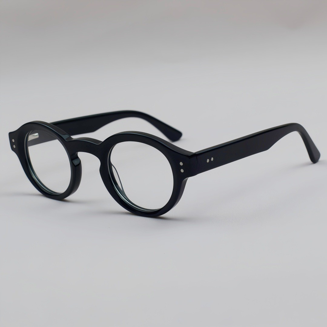 Hand made Glasses Retro Round Full Rim Antique Eyeglass Frames Unisex Eyewear