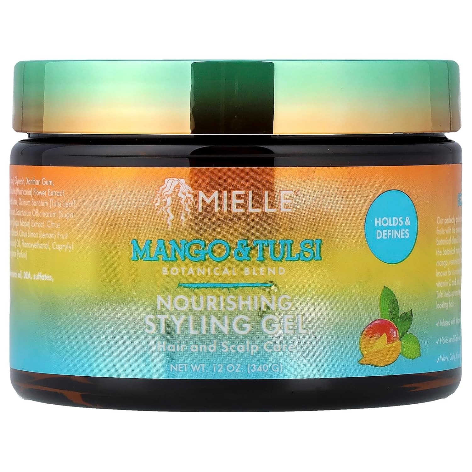 Mango & Tulsi Nourishing Curl Styling Gel – Soft, Shine, Damage Control