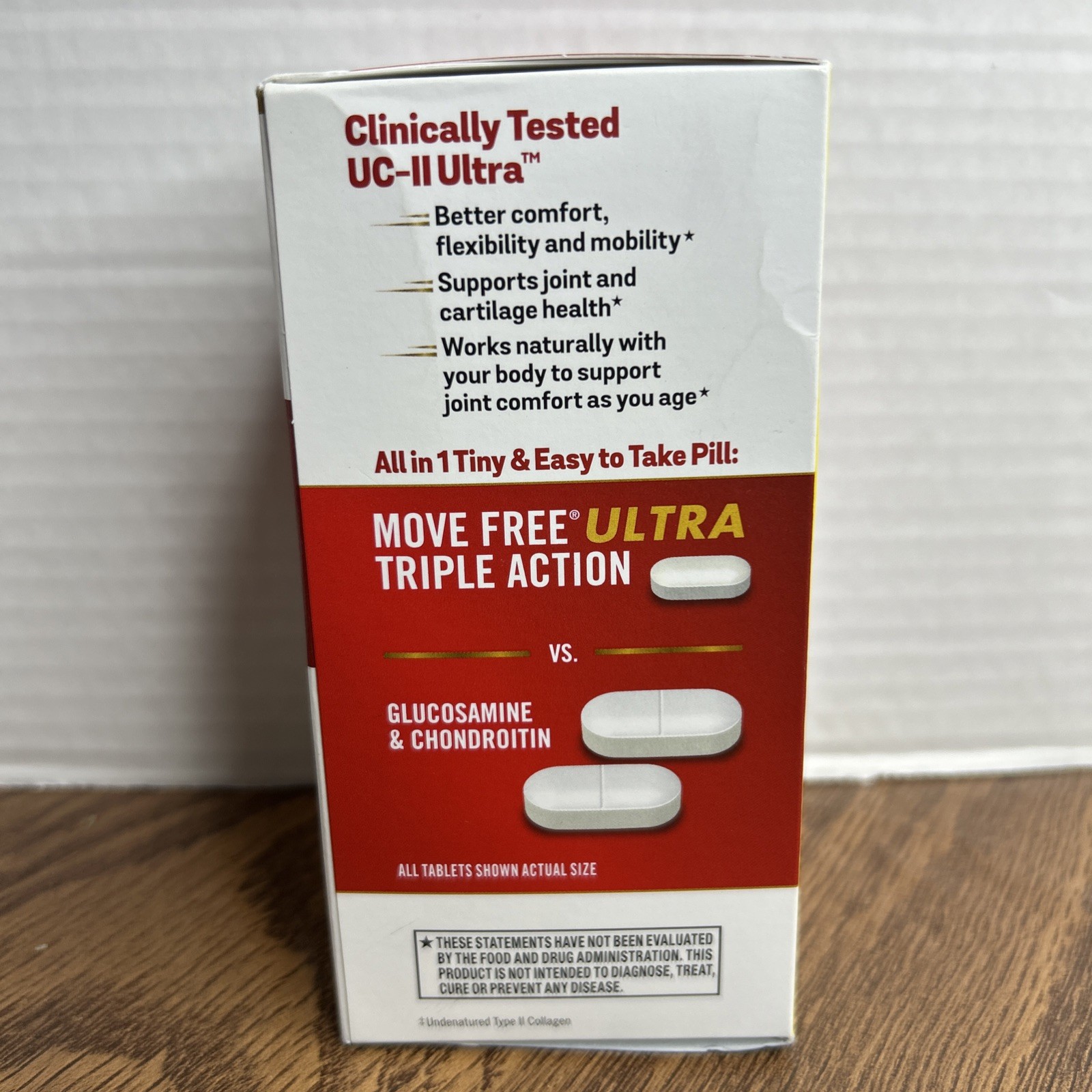 Move Free Ultra Triple Action Joint Support Supplement 64 Tablets – 08/2028
