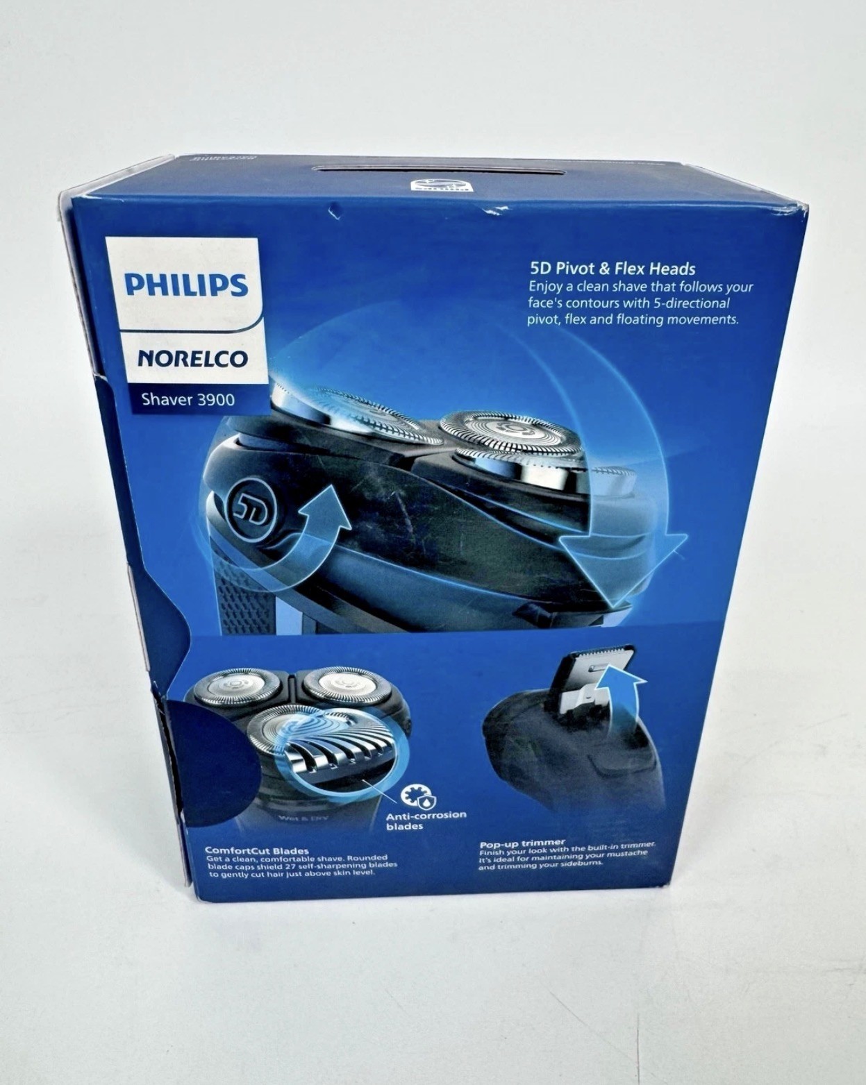 Philips Norelco Shaver 3900 S3341/92 Wet Dry Razor Open Box