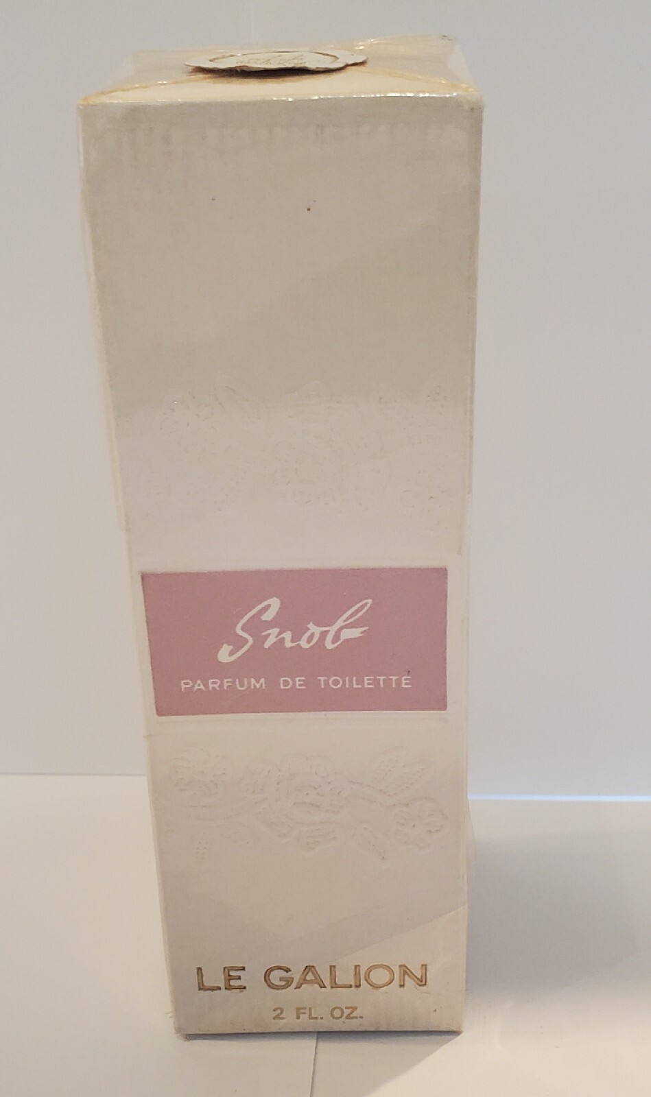 SNOB Parfum De Toilette by Le Galion 2oz Splash~Factory sealed cellophane torn~