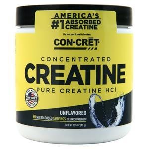 Con-Cret Creatine HCl Powder Unflavored 45 grams