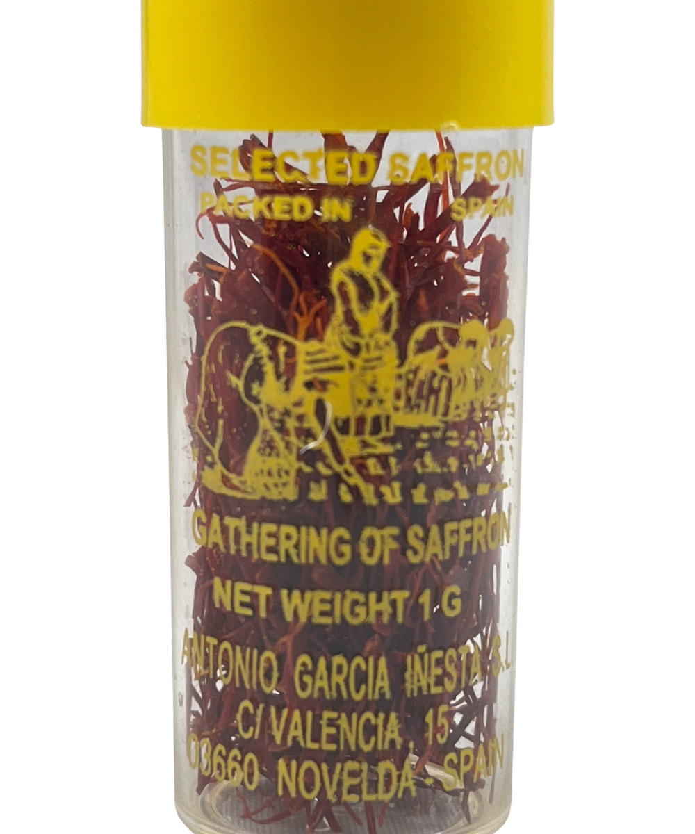 Premium Whole Saffron Threads — 1 Gram Select Grade Mancha — Pure, No Additives