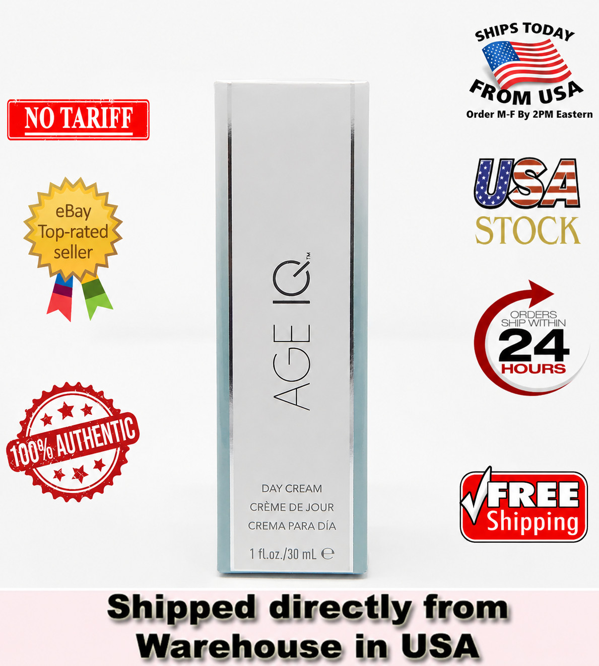 Neora Age IQ Day Cream – 1 fl oz./30 ml – New In Box! Exp. 2027 ❗️ US Seller ❗️