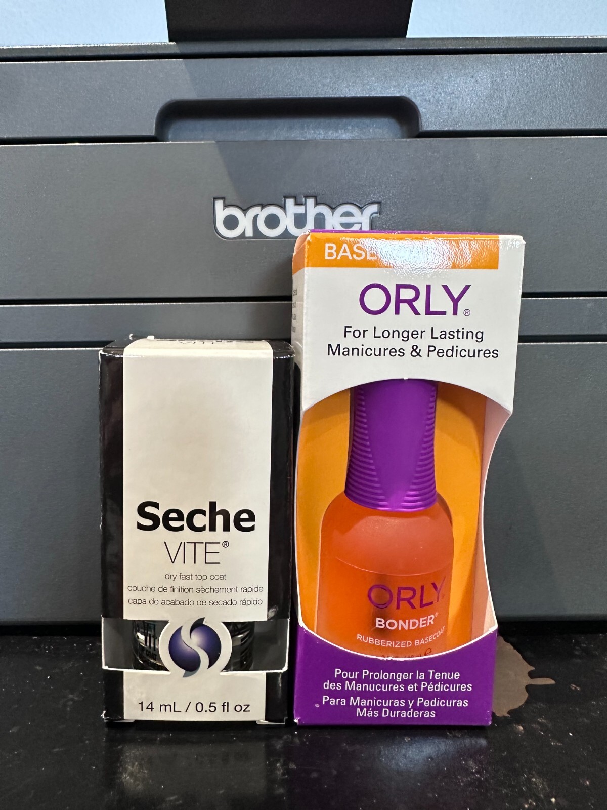 Orly Bonder Base Coat 0.6 oz + Seche Vite Top Coat 0.5 oz – Best Combo