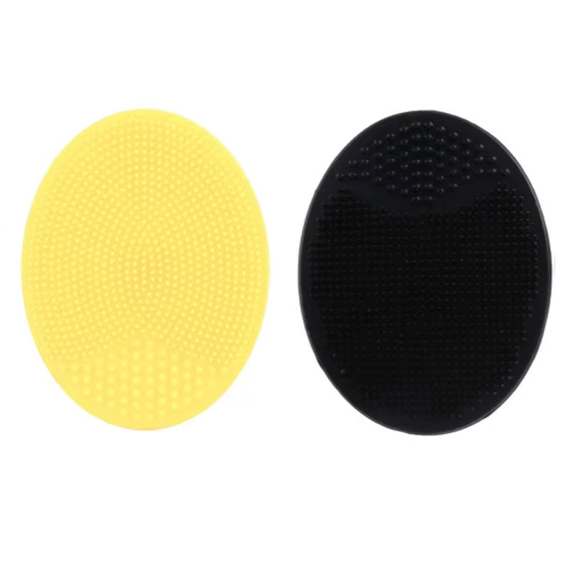 Mini Silicone Face Cleansing Brush Soft Facial Scrubber & Deep Pore Exfoliating