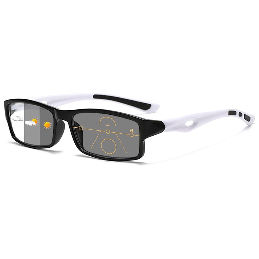 Photochromic Progressive Multifocal Reading Glasses Stylish Readers Eyeglasses
