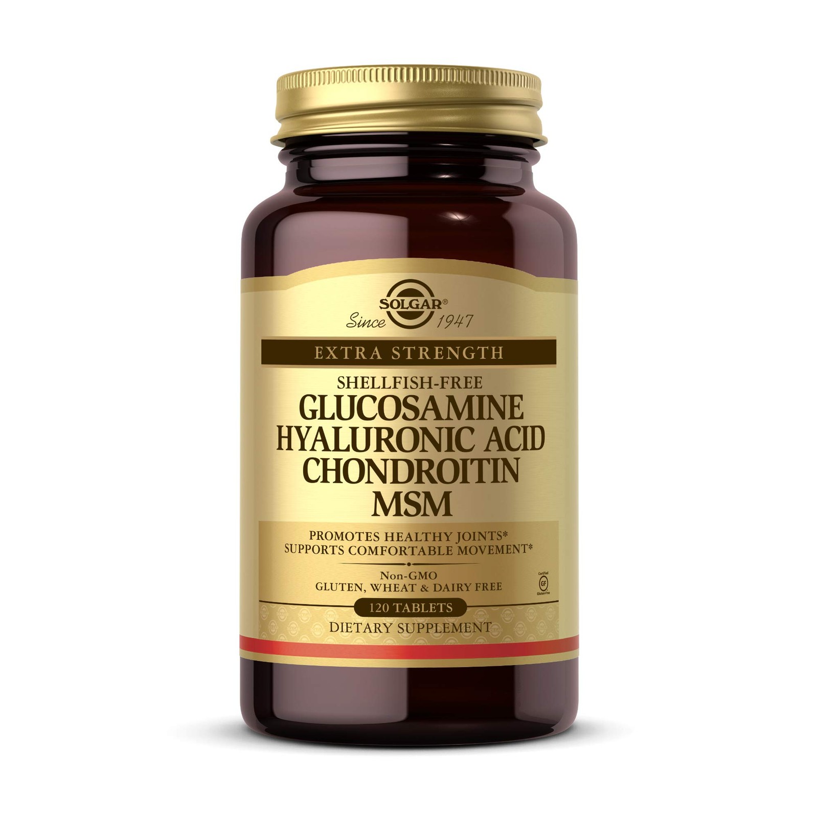 Glucosamine Hyaluronic Acid Chondroitin MSM 120 Tablets Supports Healthy Joints