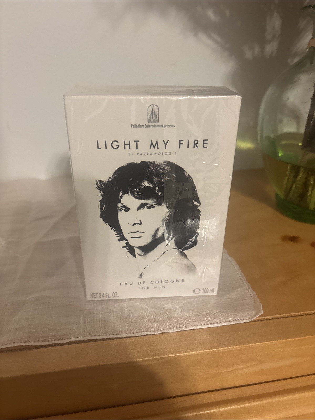Light My Fire Cologne Jim Morrison Door Glass Bottle3.4 FL. OZ Parfumologie