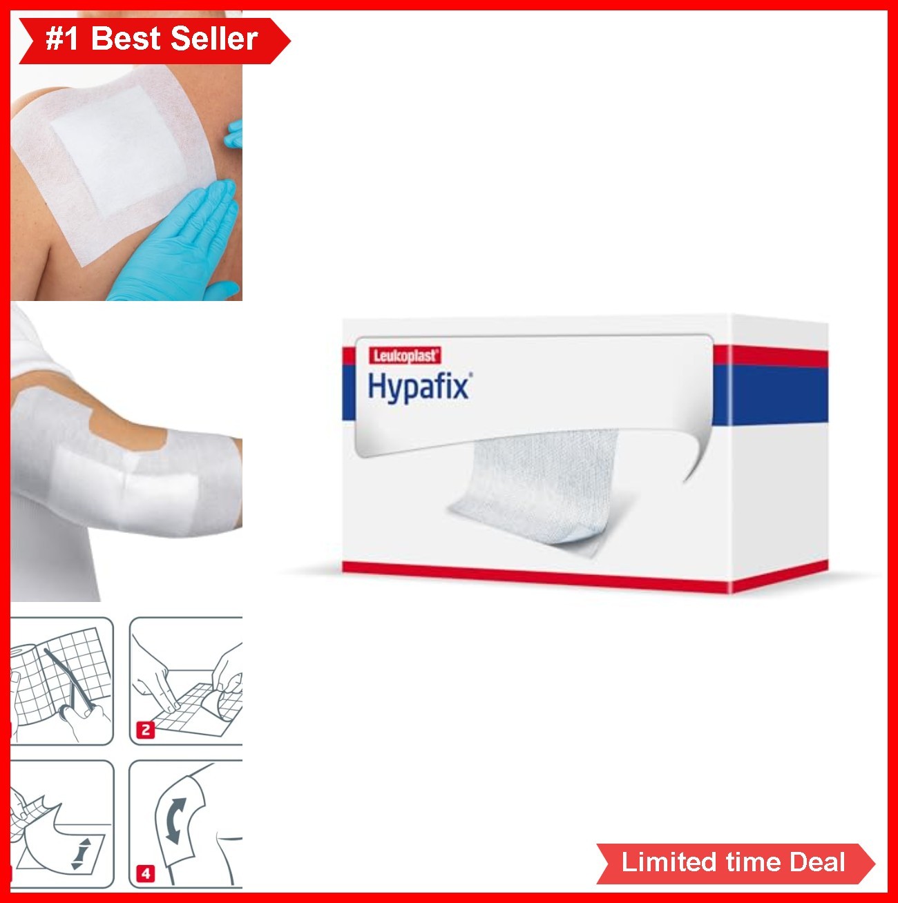 Medical Tape 2 Inch x 11 Yards Flexible Fixation Wound Dressing Securing