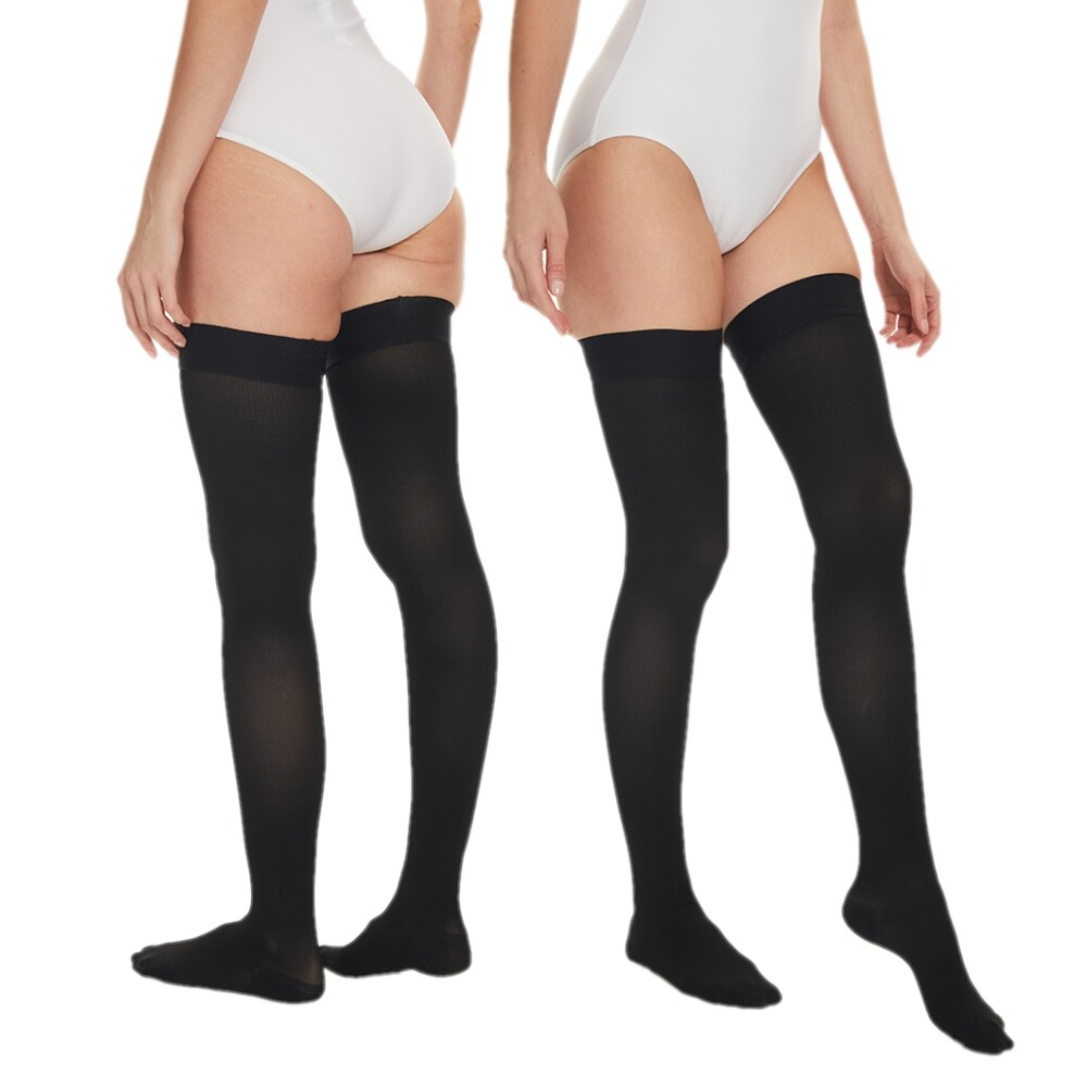 30-40 mmHg Thigh High Compression Stockings Men Women Socks Varicose Vein Edema