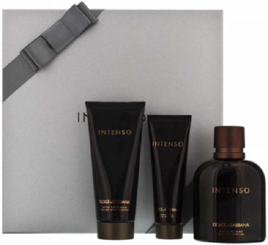 Dolce & Gabbana Intenso Pour Homme 3 Pc Set – 4.2 oz EDP Spray NEW, SEALED