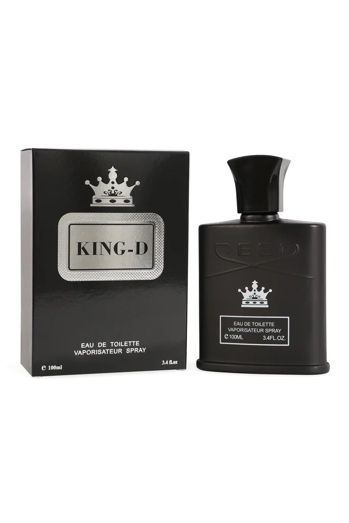 KING D BLACK MEN’S COLOGNE 3.4 OZ Full Size
