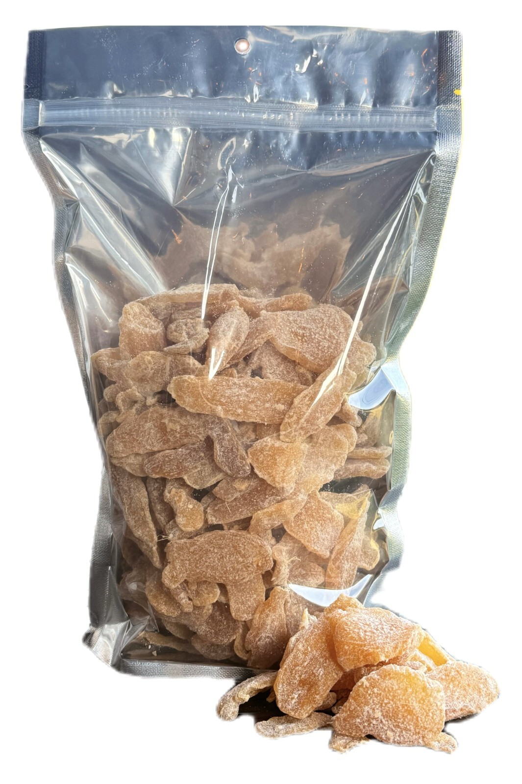1LB Dried Slice Ginger Pump Flavor 話梅薑 GỪNG XÍ MUỘI