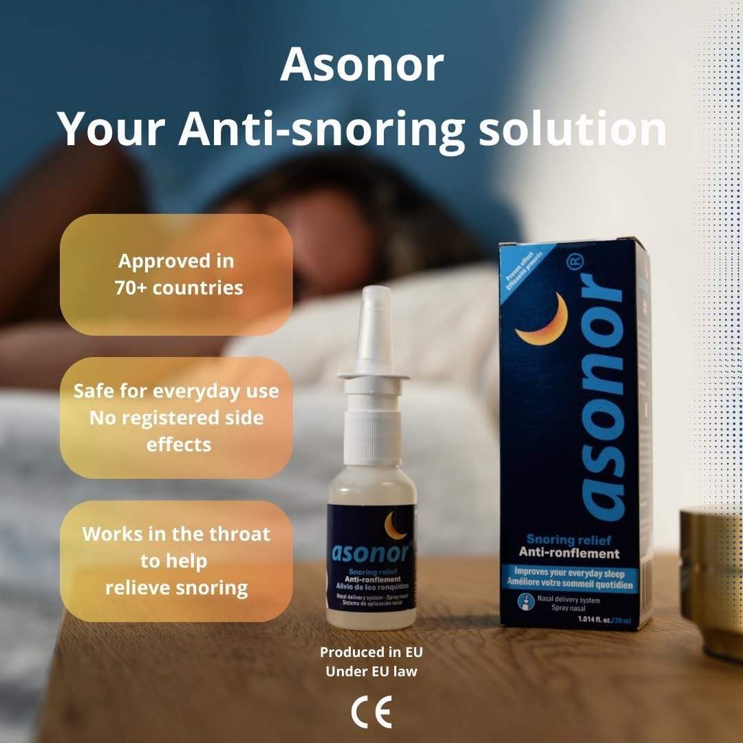 Natural 30ml Snore Stopper Spray – Easy Application for Deeper Sleep and Relief