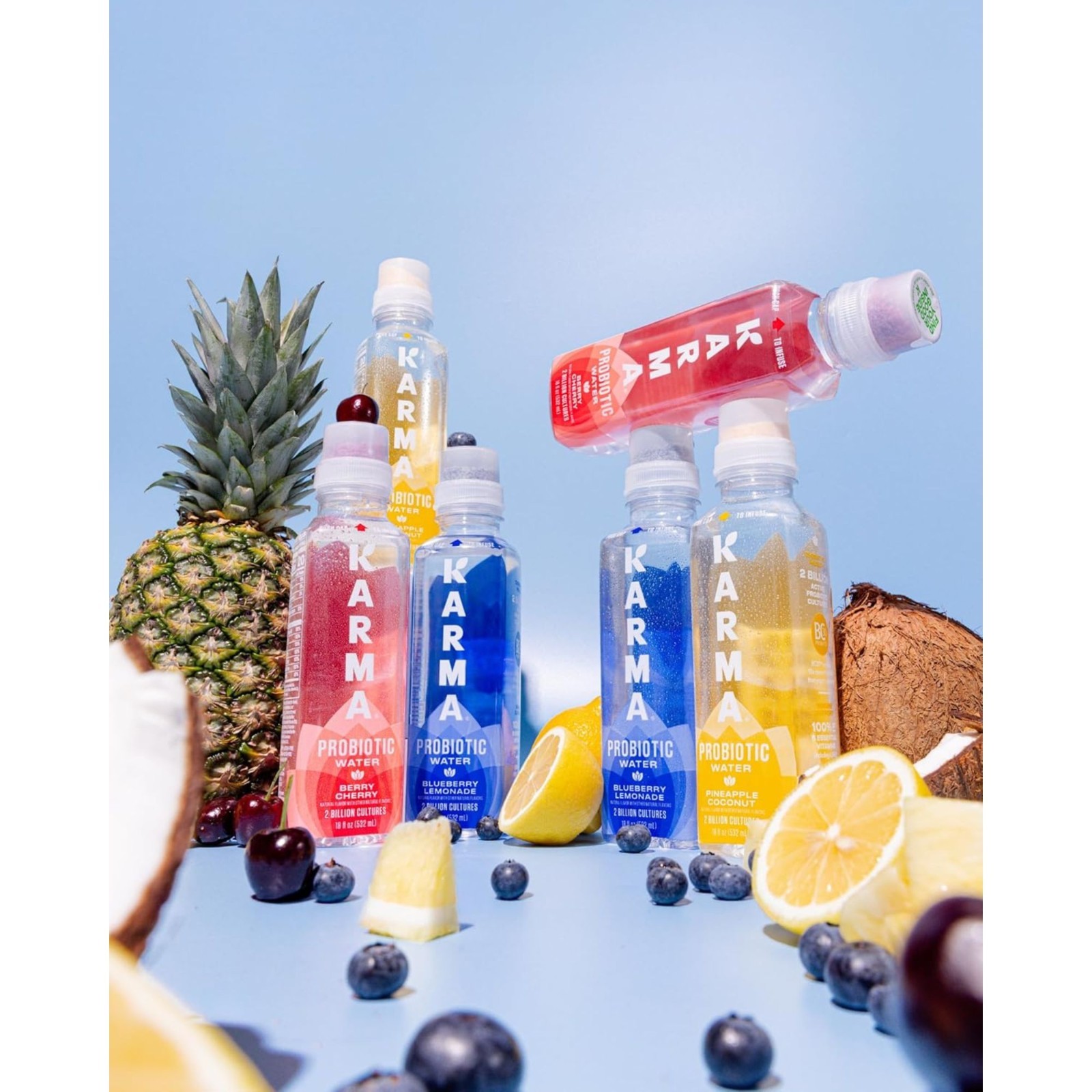 Karma Water Variety Pack – 4‑Flavor Sampler or 12‑Bottle Pack – Probiotic Drinks