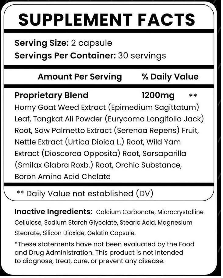 (3 Pack) Primo Boost XL Advanced Male Pills PrimoBoost XL Supplement 180 Capsule