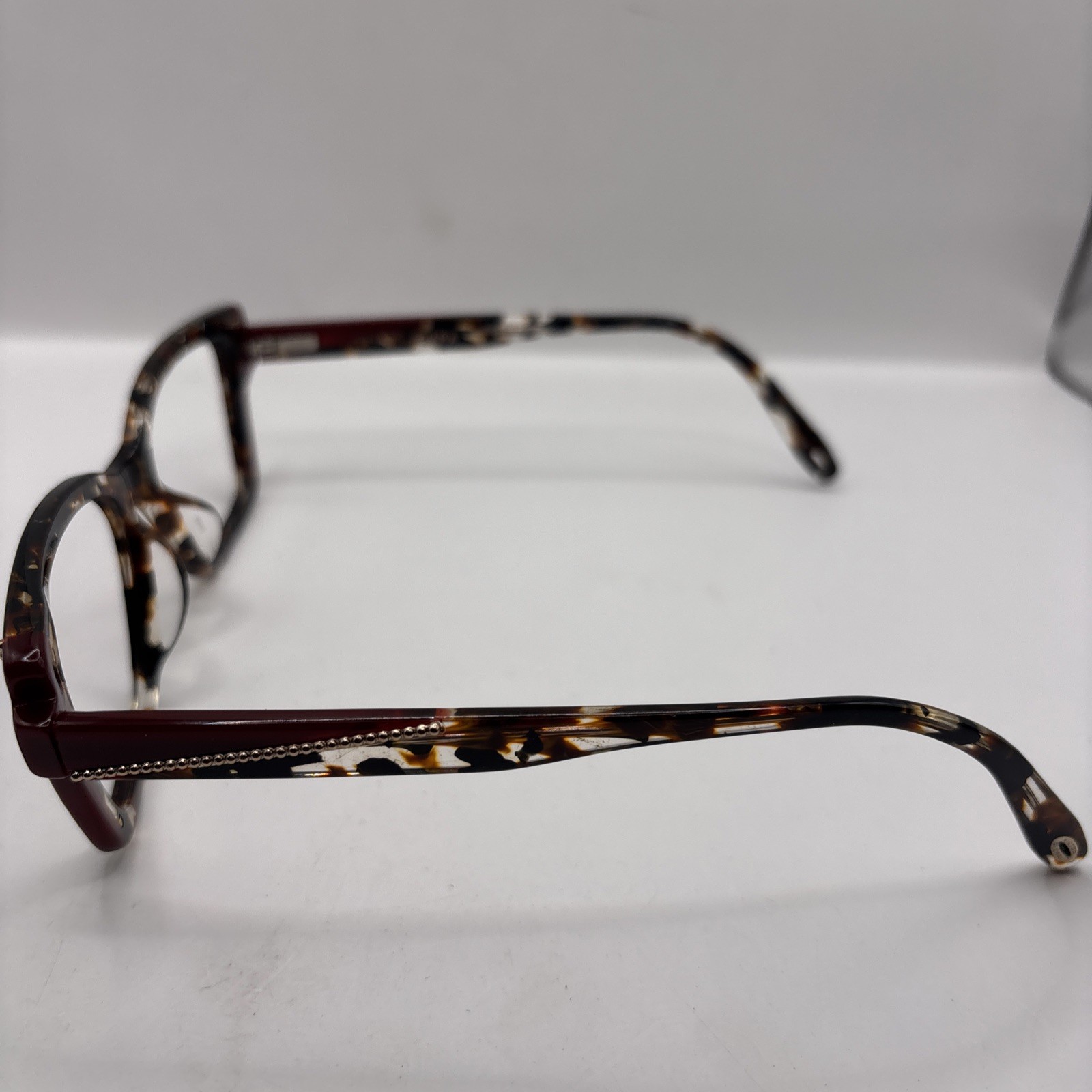 GLEMAUD X TURA VGO007 TOR Women’s Square Tortoise Ruby Eyeglass Frames 58-18-155