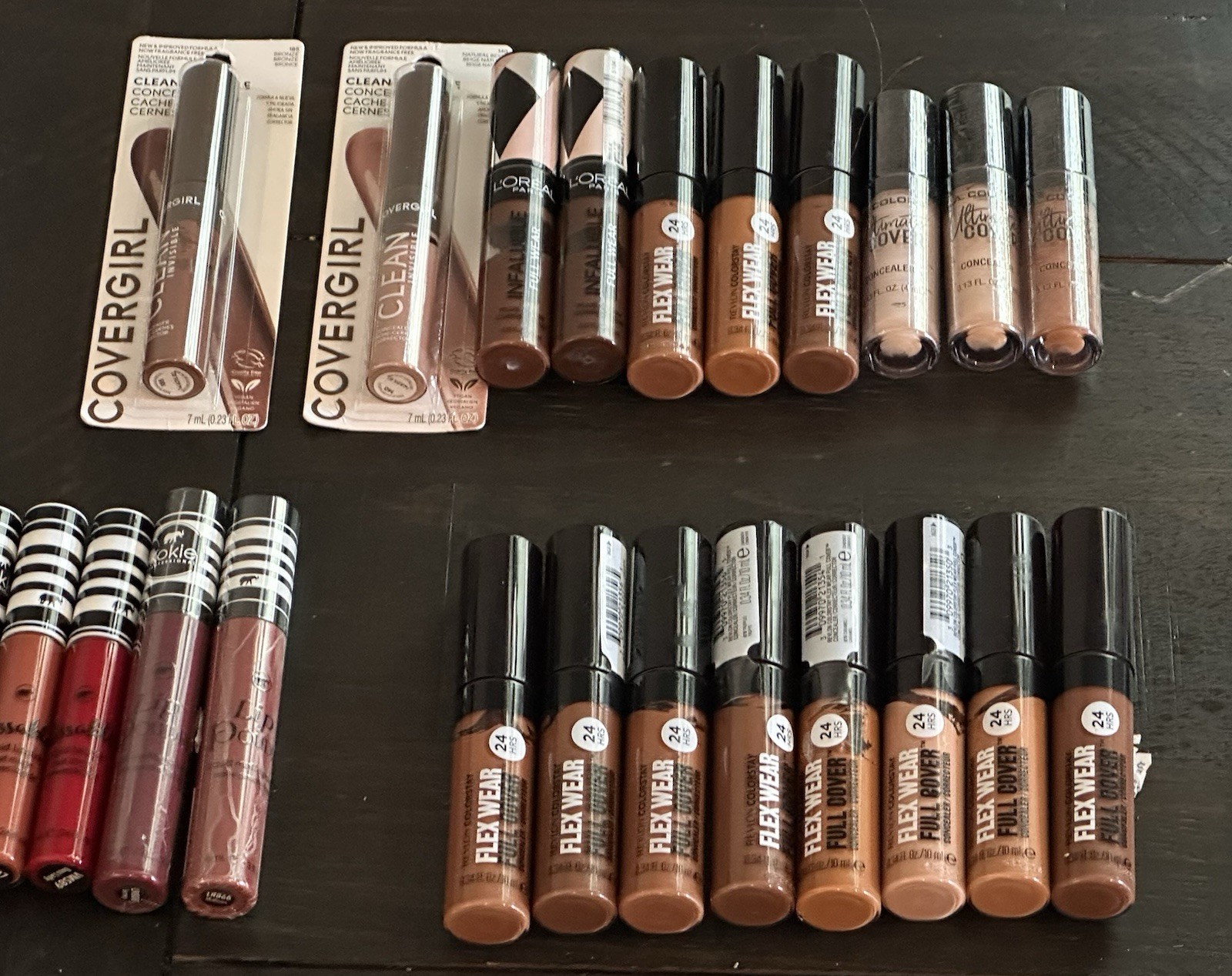 Assorted Full Size Makeup Mixed Lot Longwear Matte CoverGirl L’Oréal Revlon