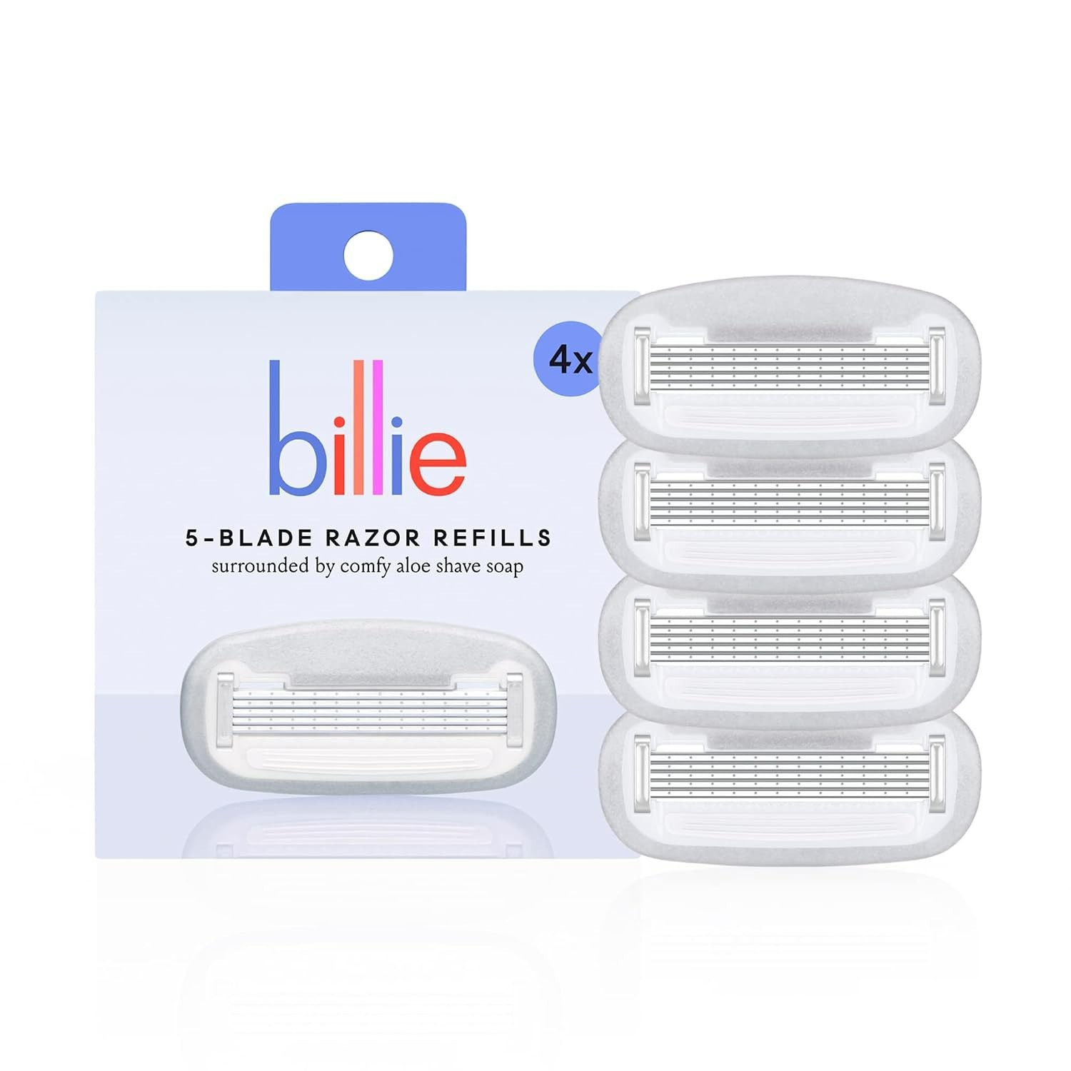 4 BOXES OF BILLIE BLADE RAZOR REFILL CARTRIDGES 4 IN EACH BOX 4 Packs FREE SHIP