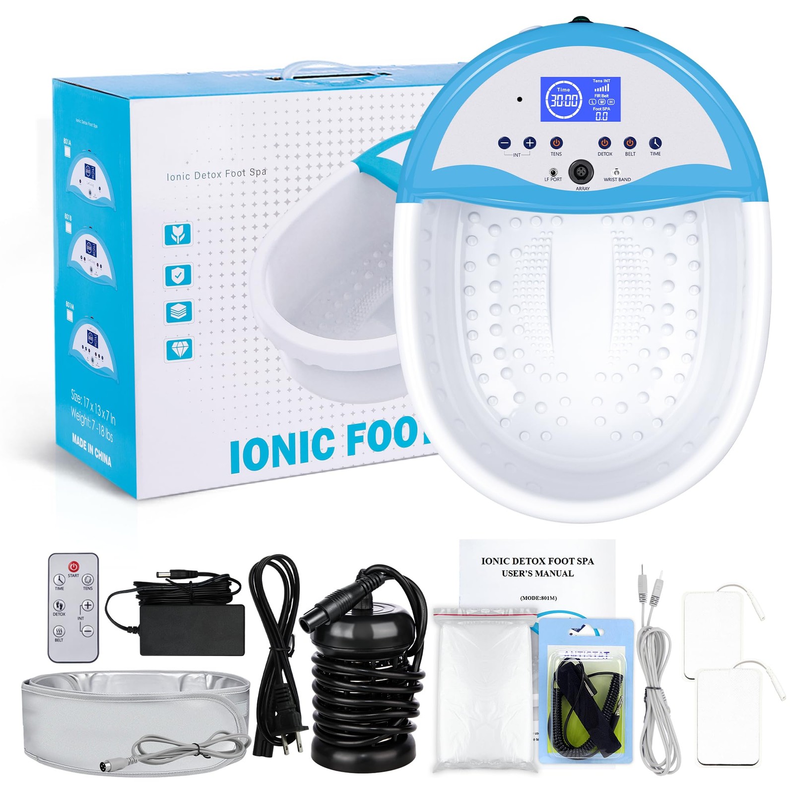 Lecuag Ionic Foot Bath Detox Machine Foot Spa Machine For Home Use – Foot Bath