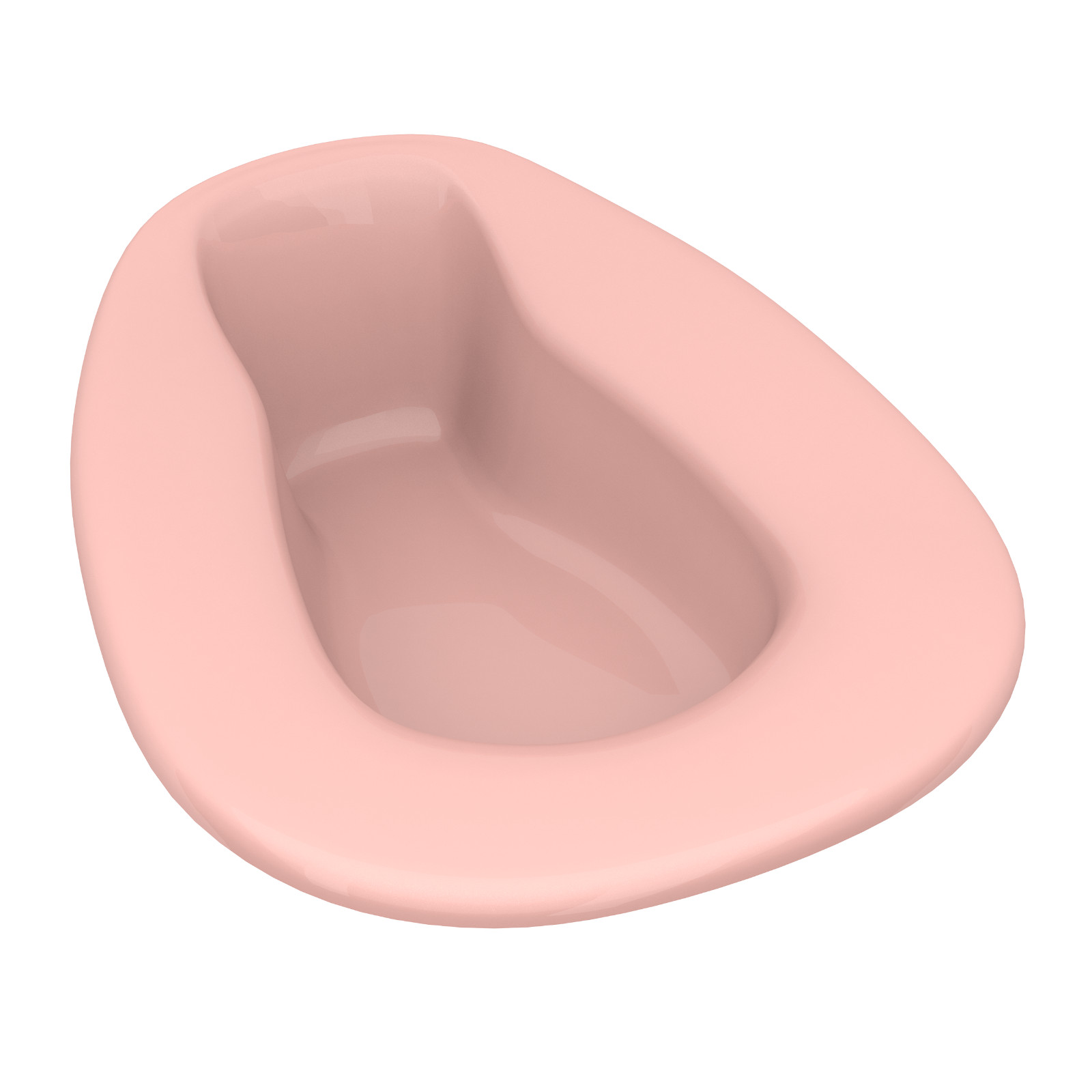 Stackable Bedpan Mauve Fits Standards Toilets, Hospital, Nursing Homes 4231 &