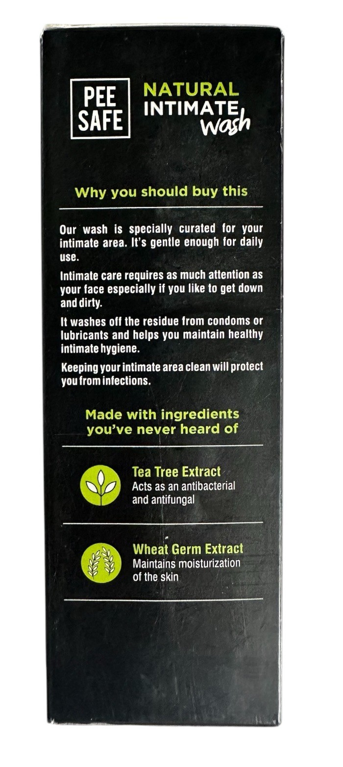Natural Intimate Wash for Men Ayurveda Extracts 100 ml Daily Hygiene Pee Safe
