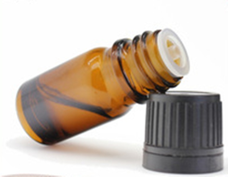 15ml [1/2 oz] AMBER Glass Bottles With Euro Dropper