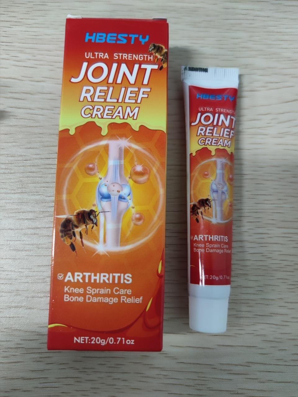 [Pack of 5] Knee Joint Relief Cream Arthritis Treatment Cream Ointment 20g US