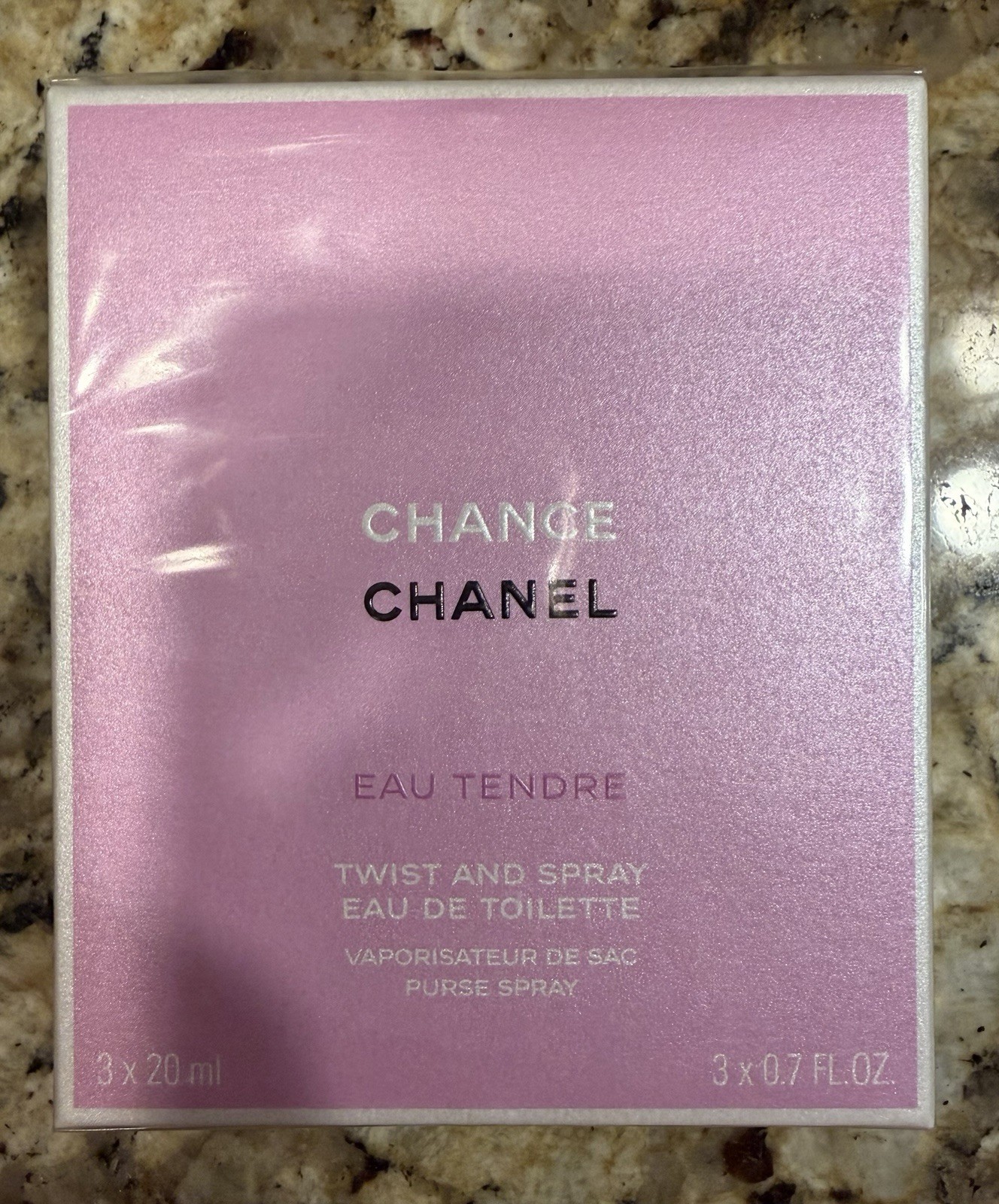 “Discounted “ CHANEL Chance Eau Tendre 0.7oz Women’s Eau de Toilette – 3 Piece