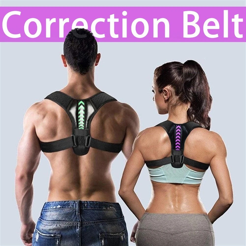 Adjustable Back Posture Corrector Belt Shoulder Clavicle Support Brace